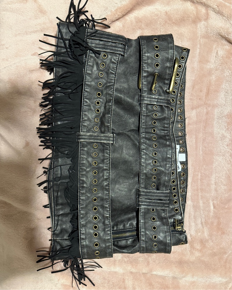Odile Faux Leather Set by Jaded London - Pickle