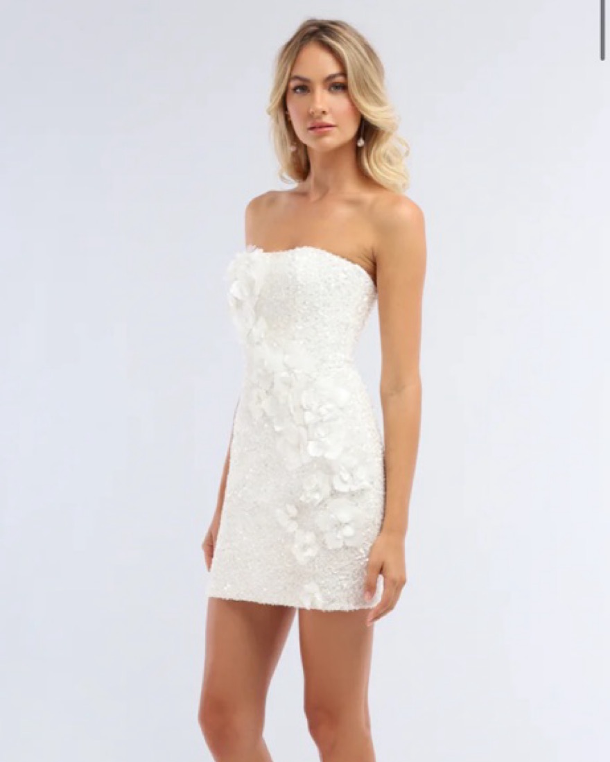 Helsi Sandra Strapless Sequin Mini Dress by Helsi - Pickle