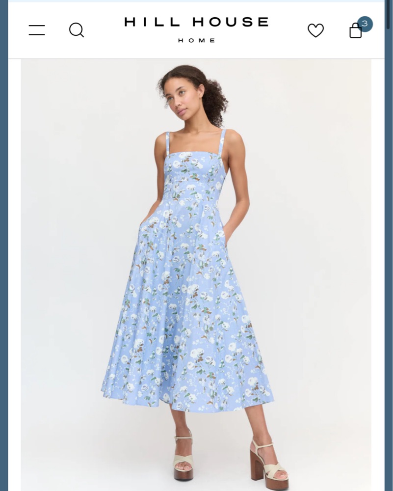 Hill House Home Margot Dress by Hill House Home - Pickle