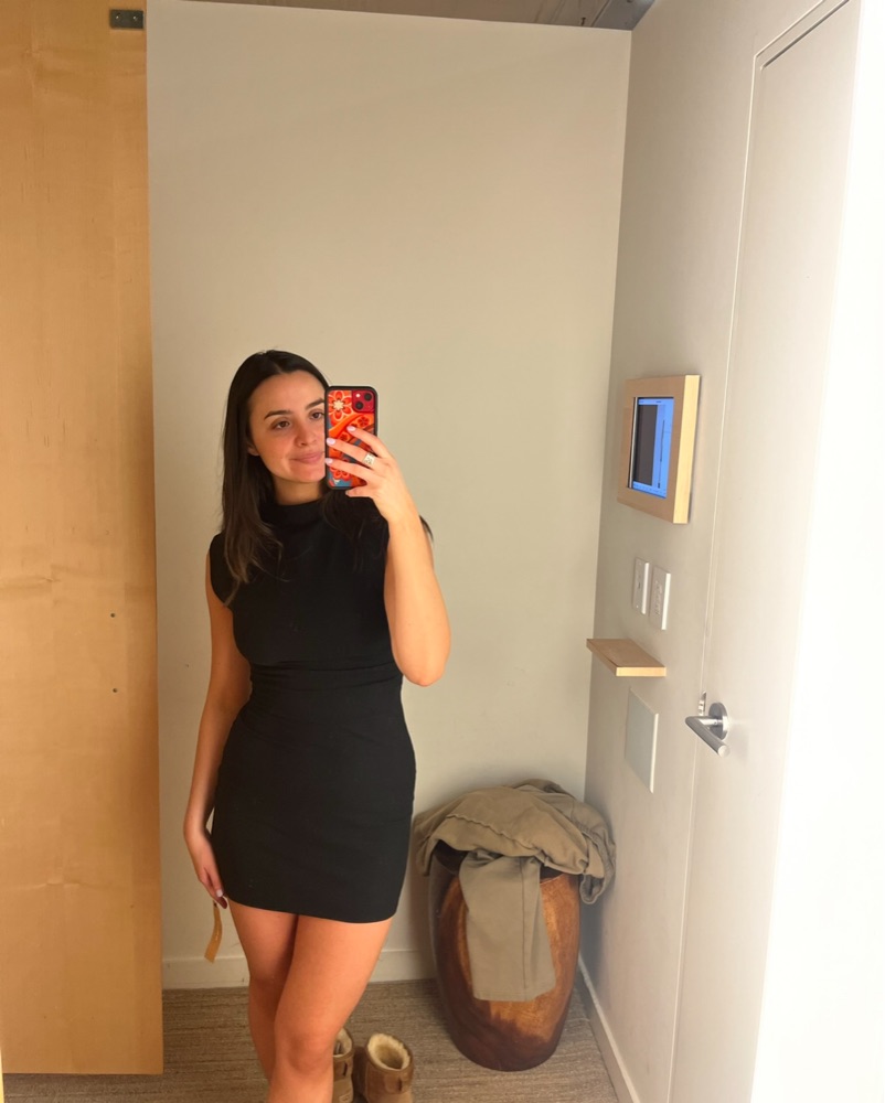 Reformation ブラック ミニ　ワンピース Reformation Black Mini Dress by Reformation - Pickle