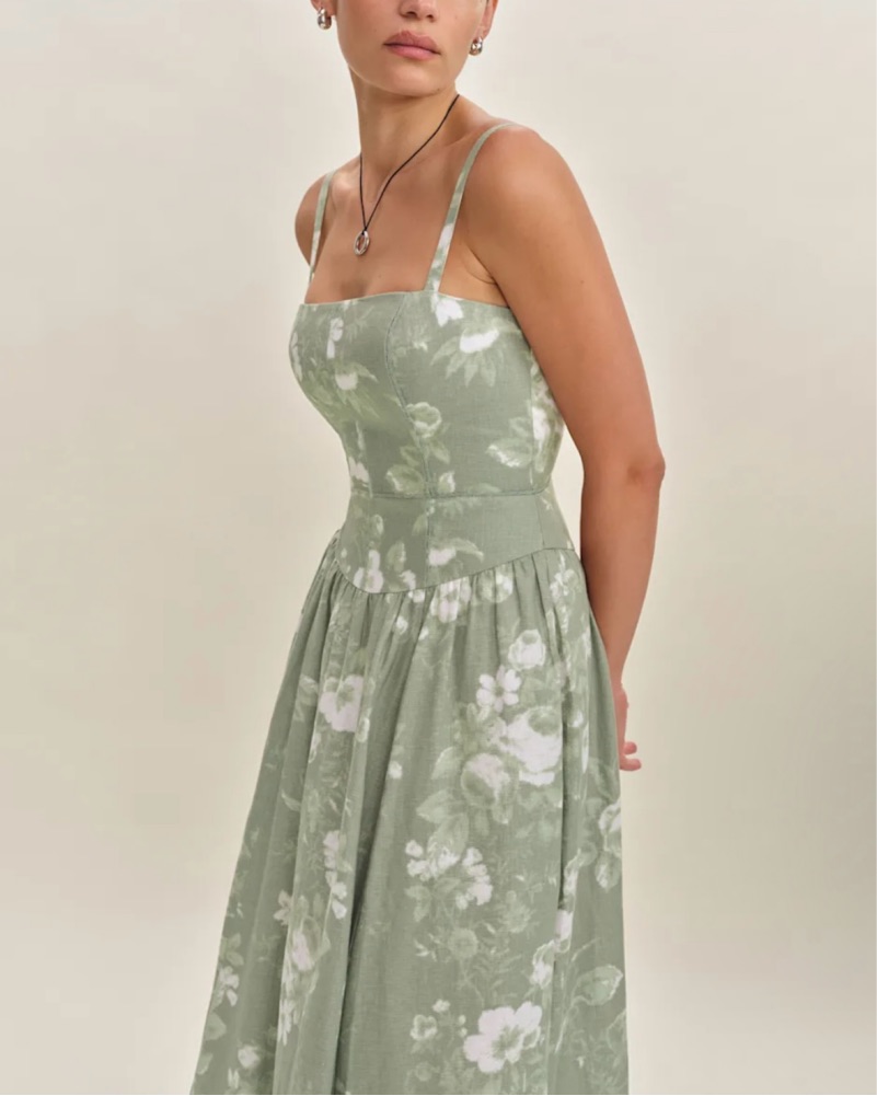 Reformation Katarin Midi Dress by Reformation - Pickle