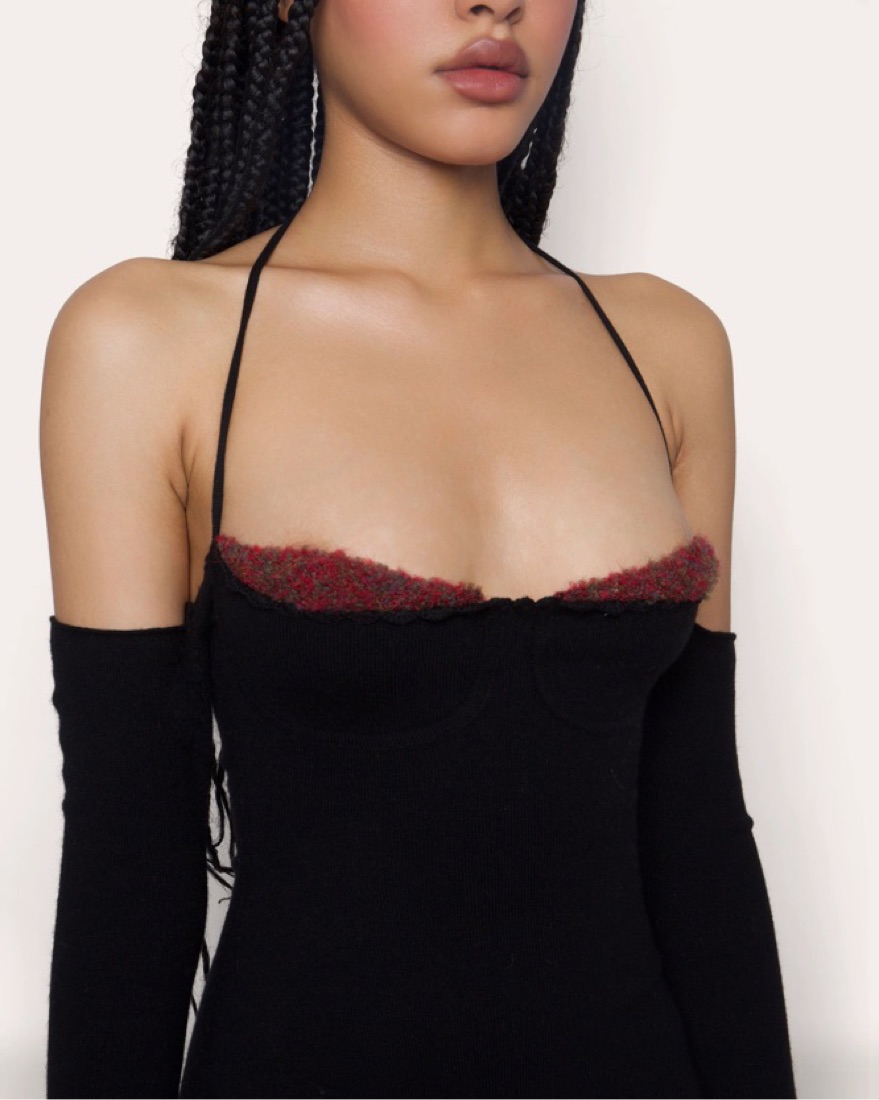 guizio rosemere knit mini dress Danielle Guizio Rosemere Knit Mini Dress by Danielle Guizio
