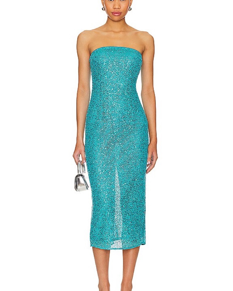 nbd green sparkle dress Lace-Up Dark Green Long Sequin Prom Dress with Cut Out Black / 15
