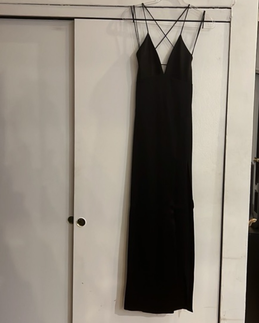 alice + olivia Satin Dakota Gown by Alice & Olivia - Pickle