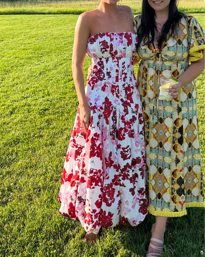 aje pelmet midi dress Aje Mathilde Bubble Hem Midi Dress by Aje