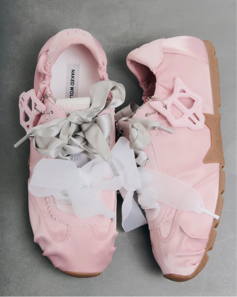 Naked Wolfe Pink Ballet Sneakers by Naked Wolfe - Pickle