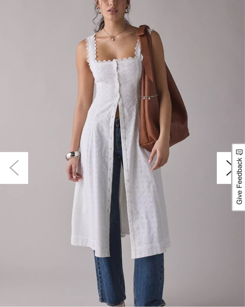 urban outfitters white embroidered dress Urban Outfitters Kimchi Blue White Lace Mini Dress (10/Medium) – The  Thrifty Hippy