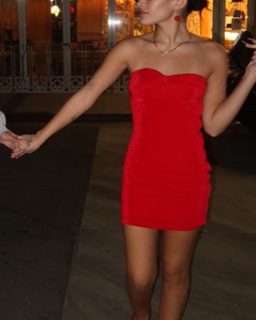 Vibrant Red Bodycon Dress by Dsquared2 | Pickle