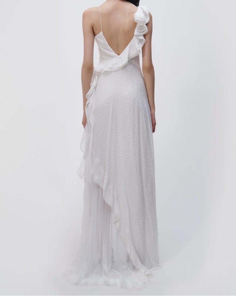 Simkhai EXCLUSIVE Lyra Silk Maxi | Pickle