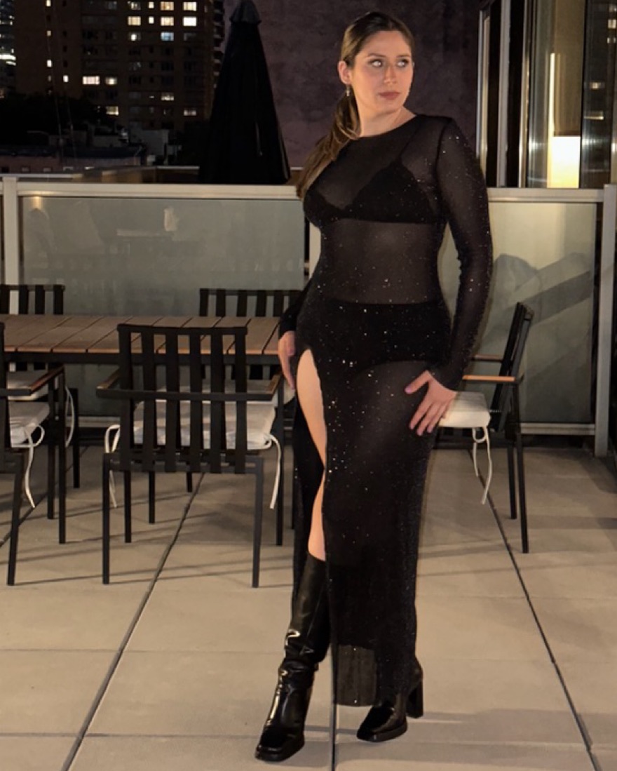 edikted maxi dress Clea Open Back Black / XL Spandex. Edikted Women's Vienna Open Back