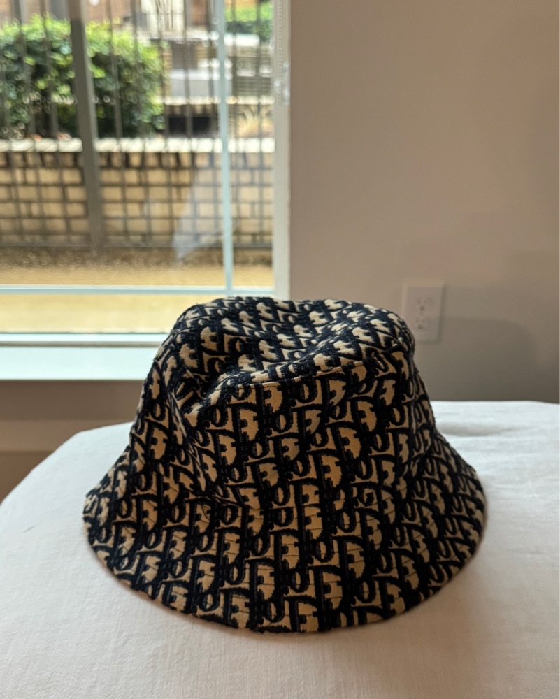 Christian Dior Oblique Bucket Hat by Christian Dior - Pickle