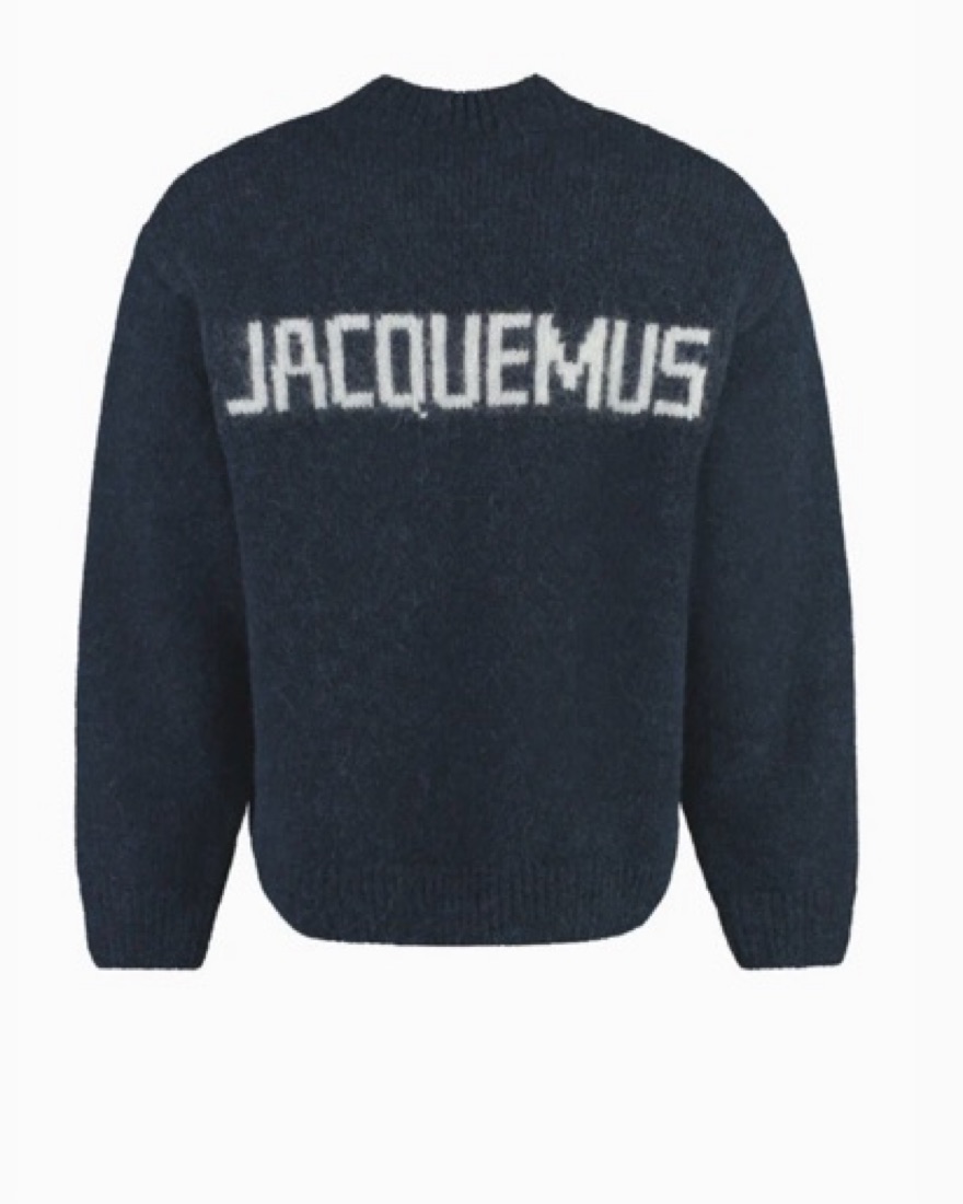 by Sweater Knit Navy Jacquemus ネイビー　リブニット JACQUEMUS Jacquemus Pickle - トップス