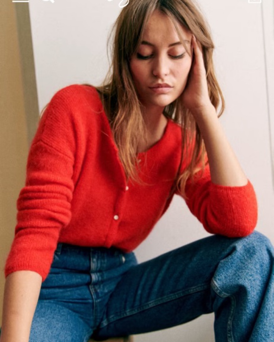 Sezane Gaspard Cardigan by Sezane - Pickle