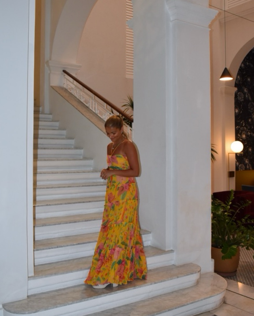 Farm Rio Yellow Macaw Bloom Maxi Dress by Farm Rio - Pickle