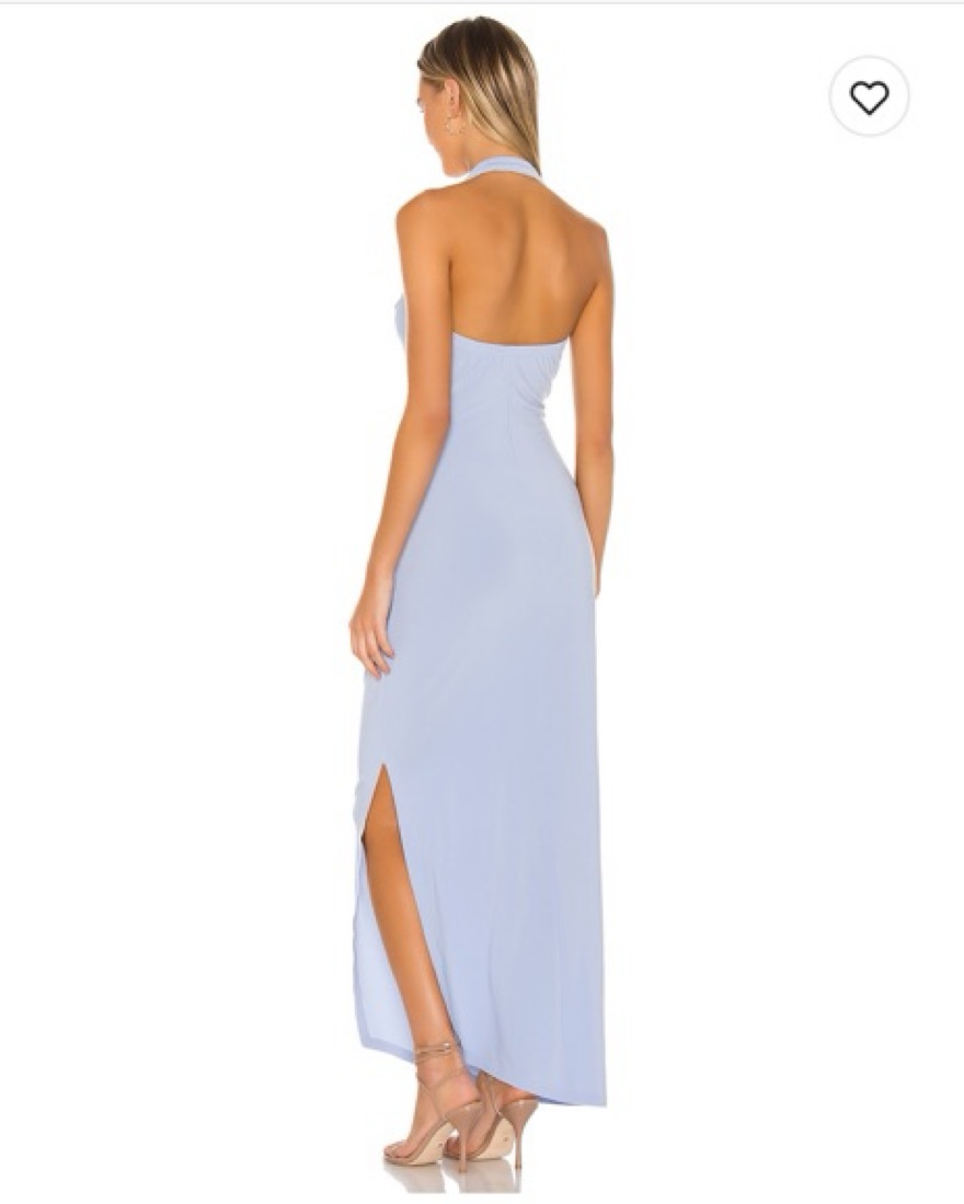 Norma Kamali Revolve Light Blue Dress by Norma Kamali - Pickle