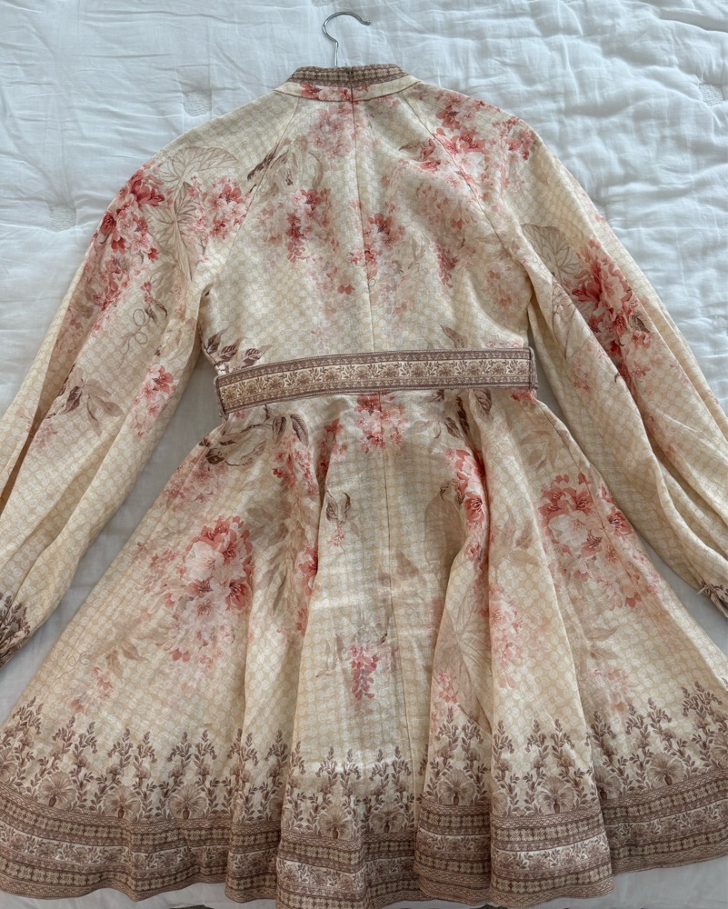 【Zimmermann】Illuminate floral linen midi dress Illuminate floral linen midi dress in yellow - Zimmermann
