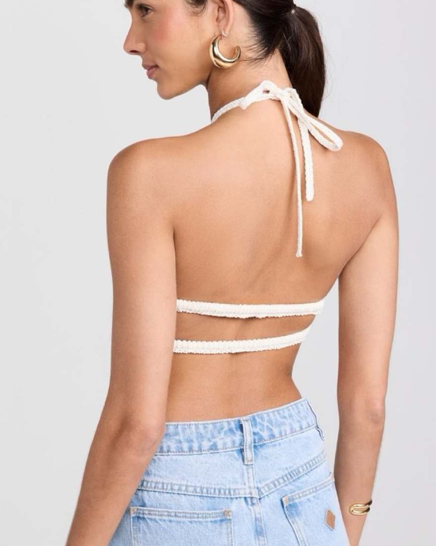 Cult Gaia Darlena Crochet Top by Cult Gaia - Pickle