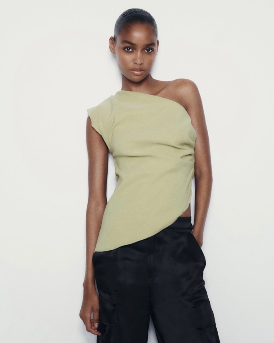 Shop ZARA Tops - Pickle