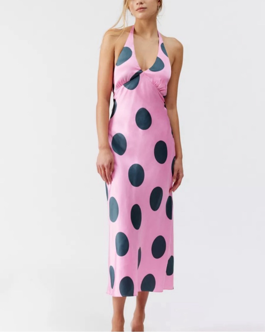 Pink Slip Dress by Urban Outfitters - Pickle