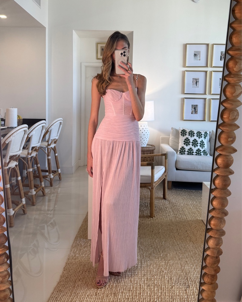 Manning Cartell Double Time Pleat Dress | Pink Wedding Guest Dress, Pink  Formal Dress by Manning Cartell - Pickle