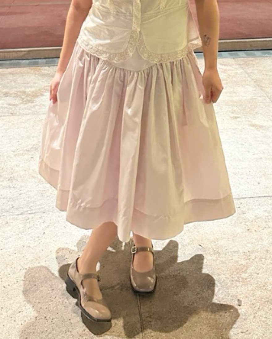 Sandy Liang Murano Skirt | Pickle