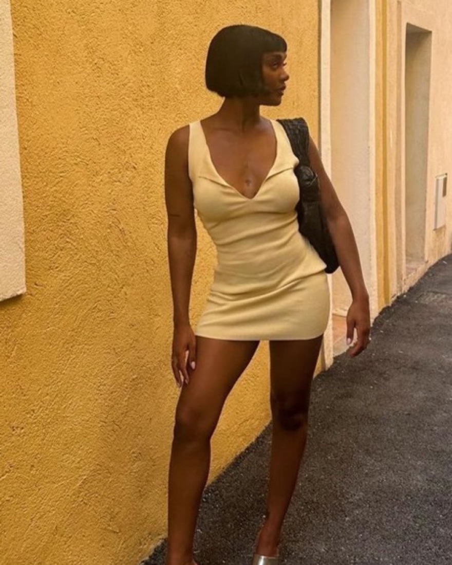 aya muse mini dress Aya Muse Viral Yellow Mini Dress by Aya Muse