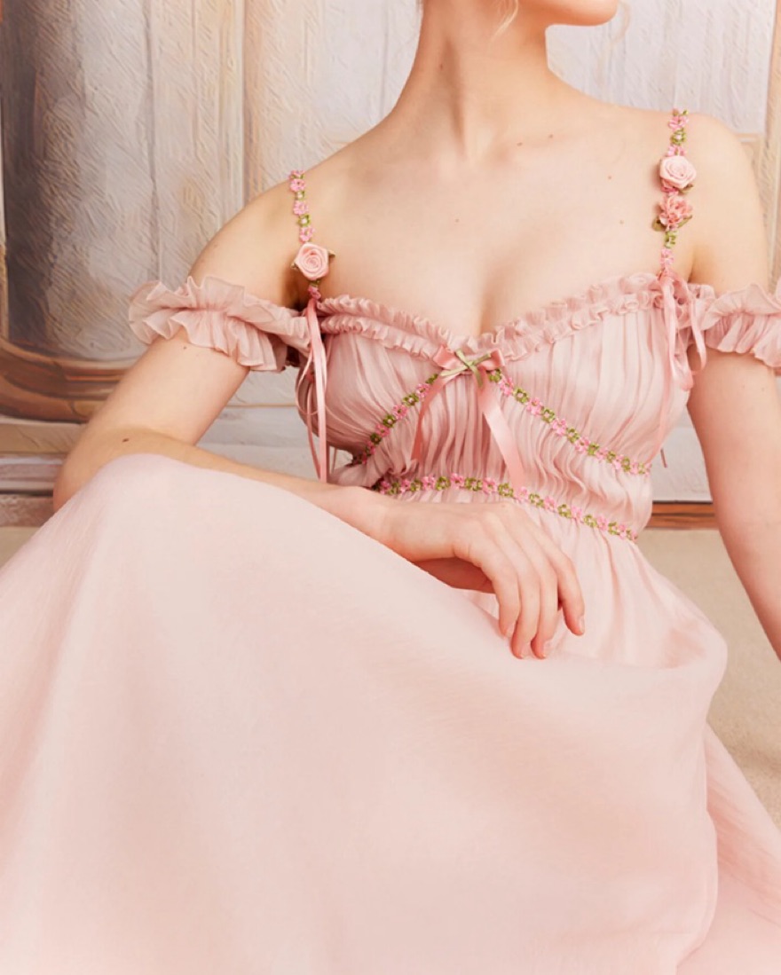 Aurora Lace Made Dress by Lacemade - Pickle