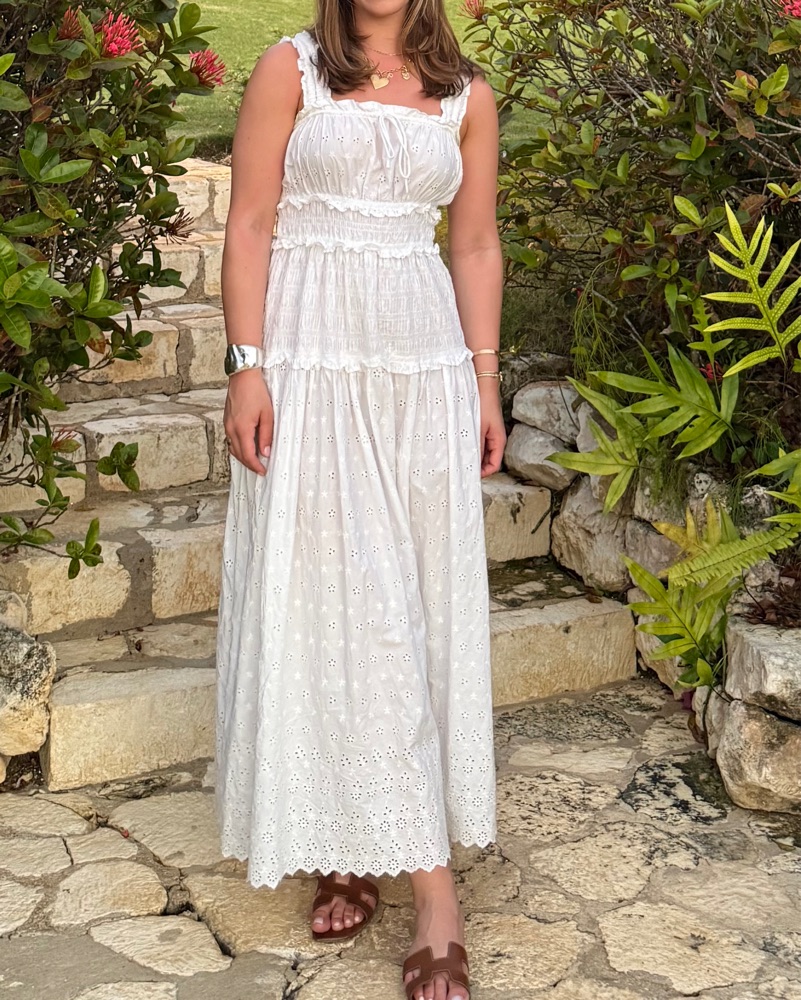 Doen x Gap White Eyelet Dress by Doen - Pickle