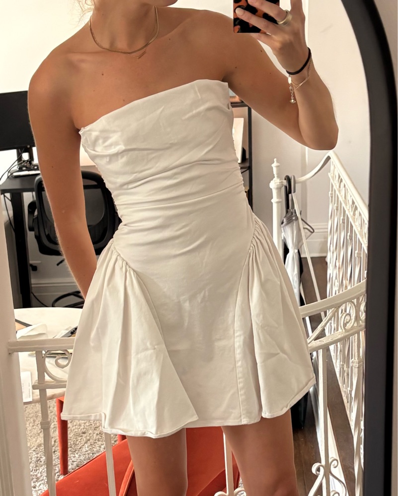 majorelle nelly mini dress MAJORELLE Nelly Mini Dress in Ivory