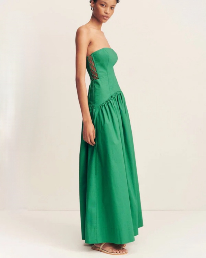 shona joy emerald green dress Shona Joy Elle Silk Lace Dress Green Size 10  lonedresshire