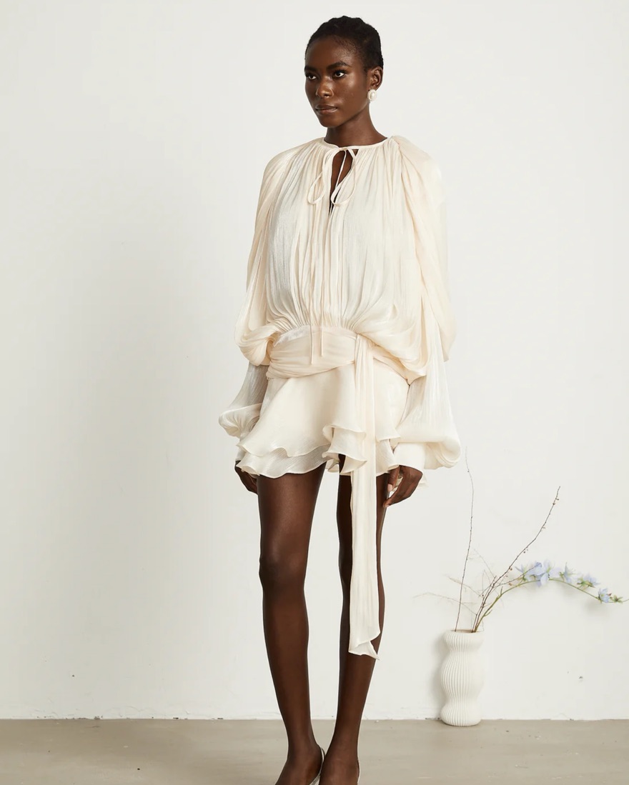 【お値下げ】Miss Rosier パーティドレス Miss Rosier Draped Dress by Miss Rosier - Pickle