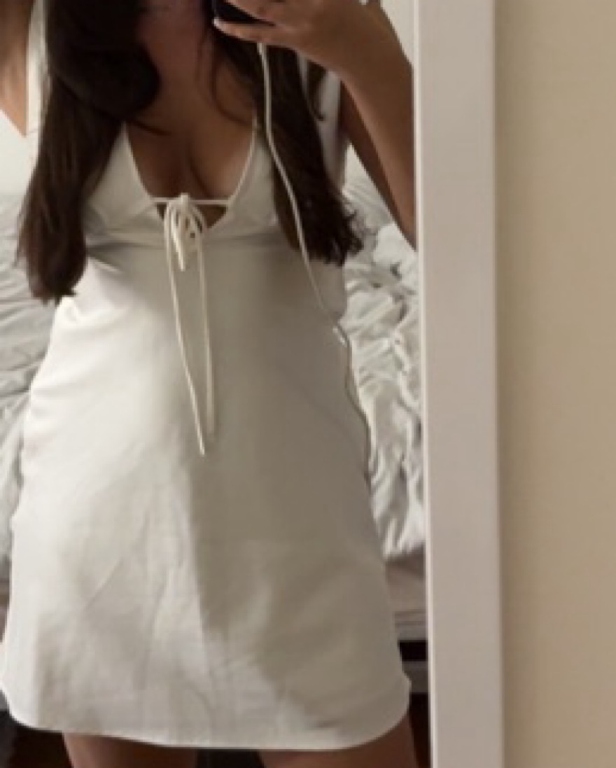 zara white mini dress Zara Off The Shoulder Sweater Mini Dress main image 0