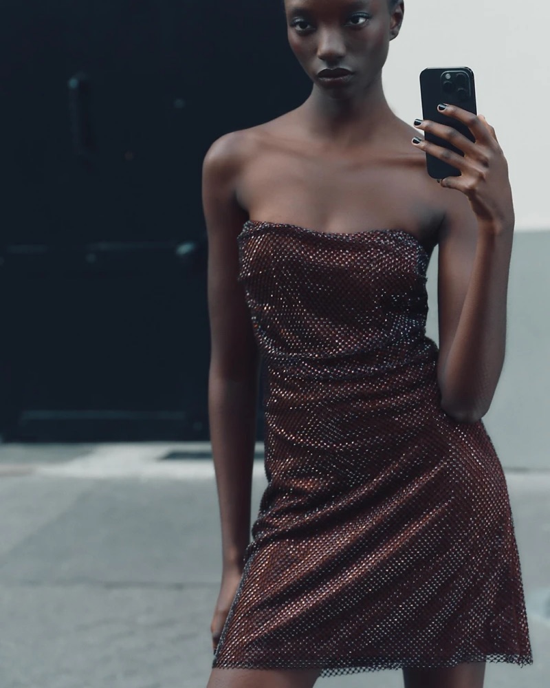 zara burgundy sequin dress Zara Dress Burgundy Glitter