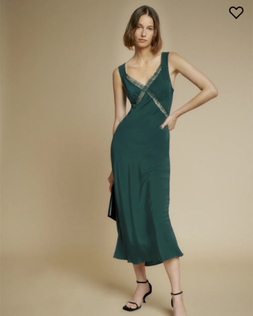 provence silk dress reformation Provence Silk Dress by Reformation
