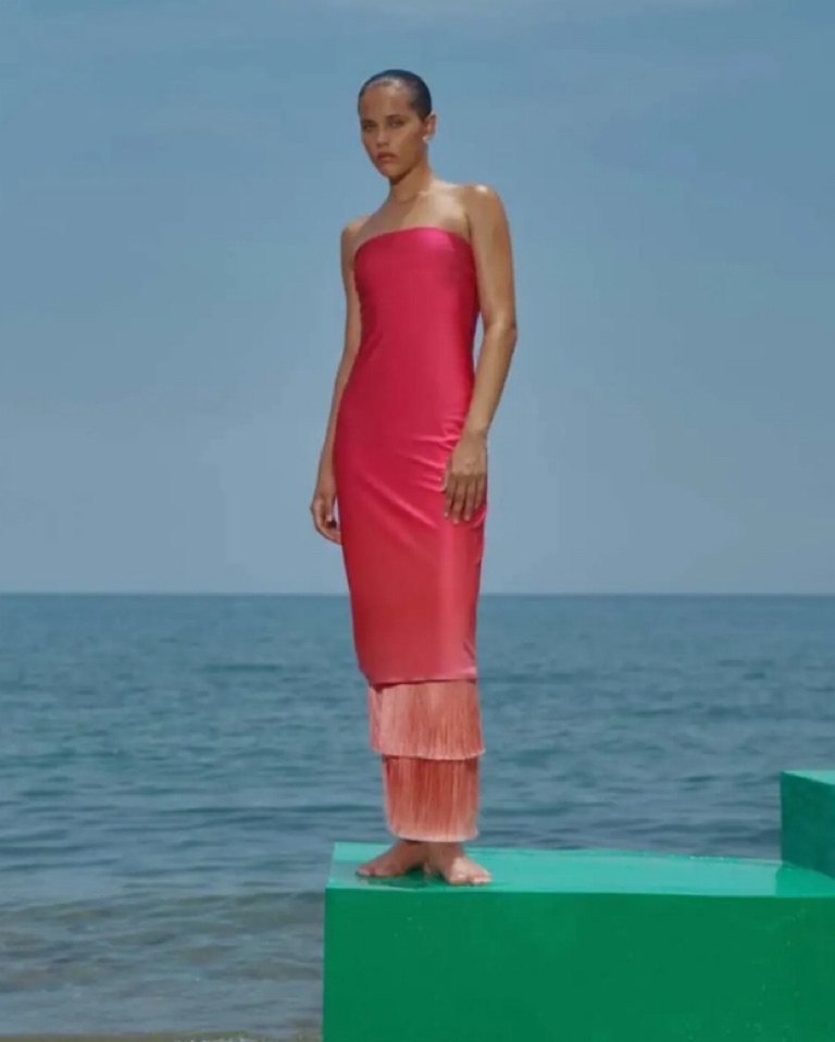 Baobab Cleo Red Fringe Dress by Baobab - Pickle