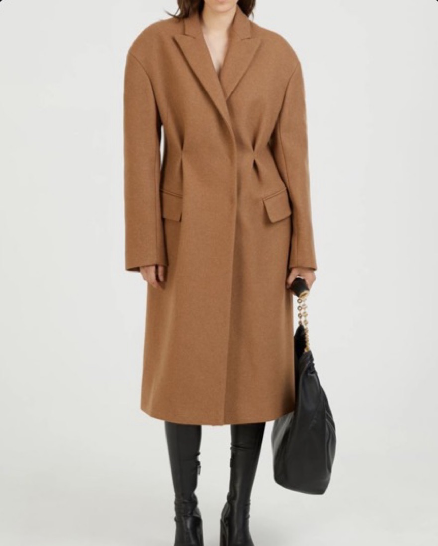 s*t様 本人期Dries Van Noten, Classic Camel C Dries Van Noten Camel Coat by Dries Van Noten - Pickle