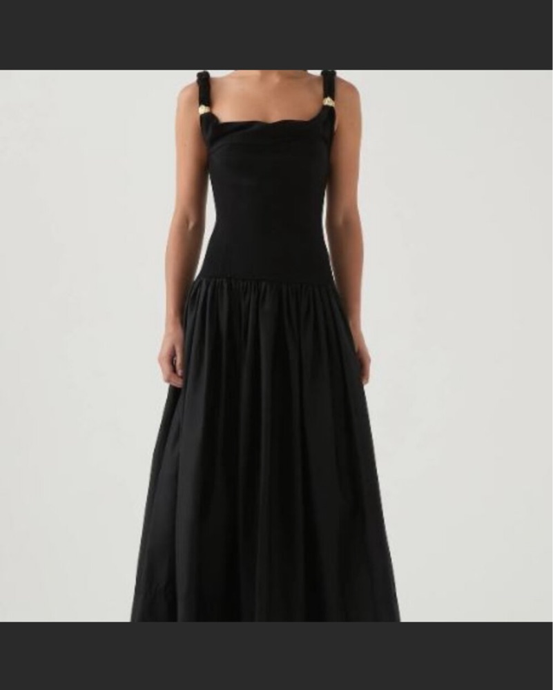 short black & white dresses Black Mini Dress with White Trim