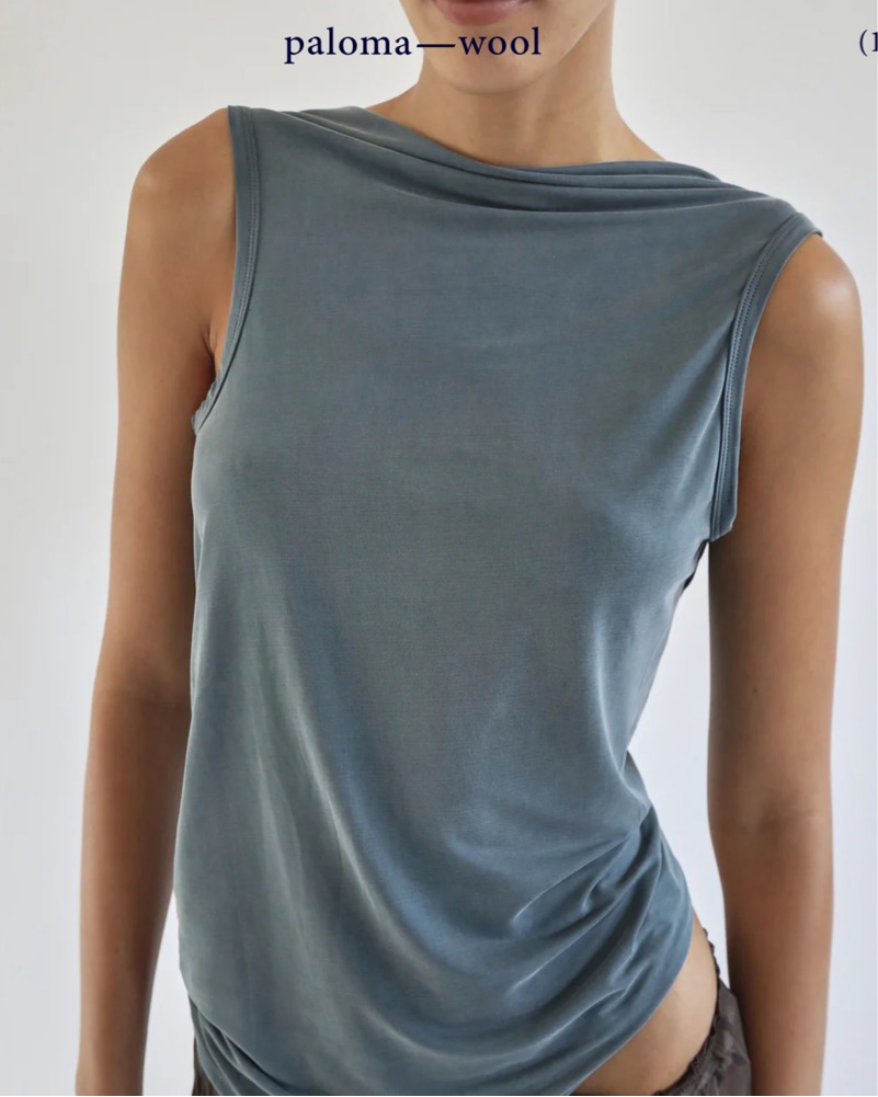 Paloma Wool Twist Back Duli Blue Top by Paloma Wool - Pickle