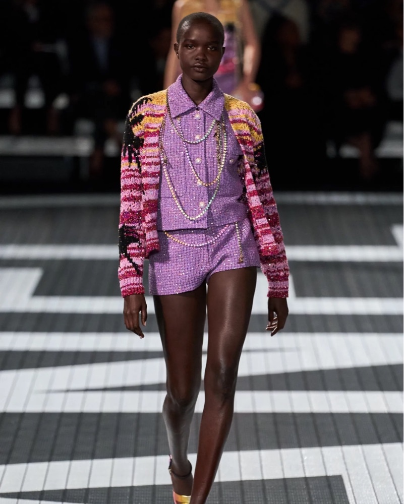 Chanel Cruise Purple Tweed Set by Chanel | Pickle