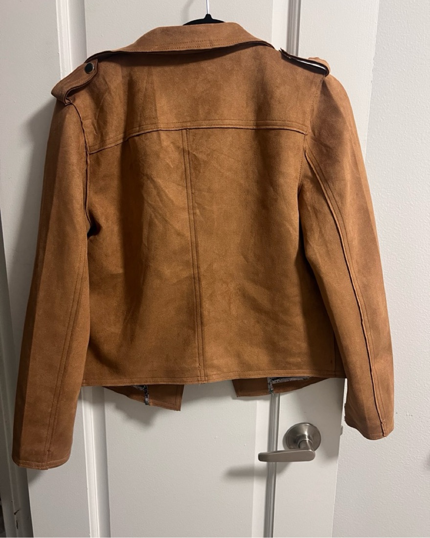 Philosophy suede jacket hot sale
