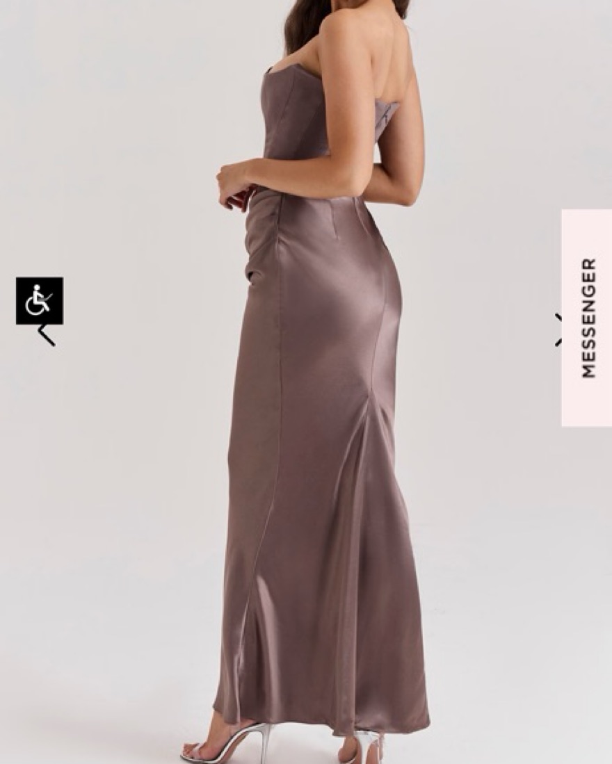 House of CB Persephone Dress Smoke Color by House of CB - Pickle