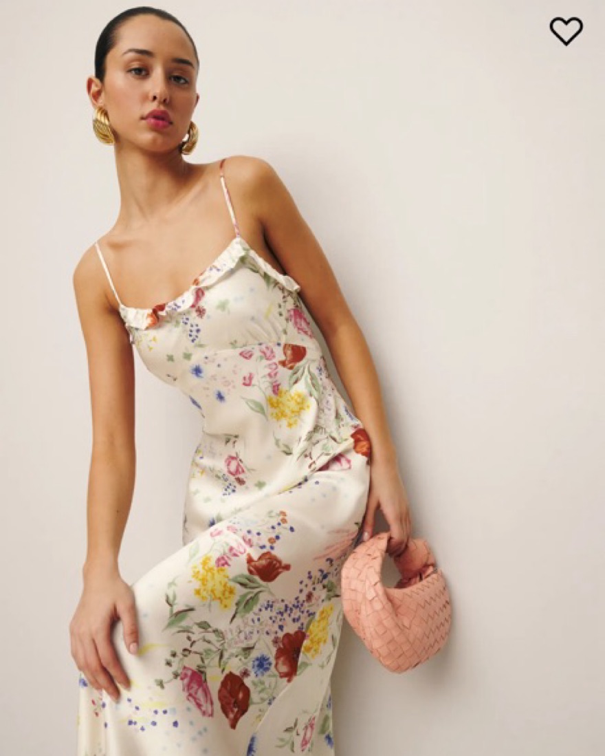 reformation aribella silk dress Reformation aribella Silk Dress by Reformation