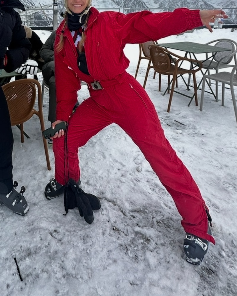 Vintage Bogner Ski Onesie / Ski Suit by Bogner - Pickle