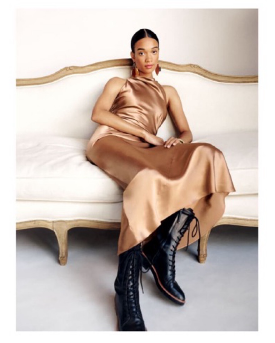 silk tan dress 4-Ply Silk Bias Dress