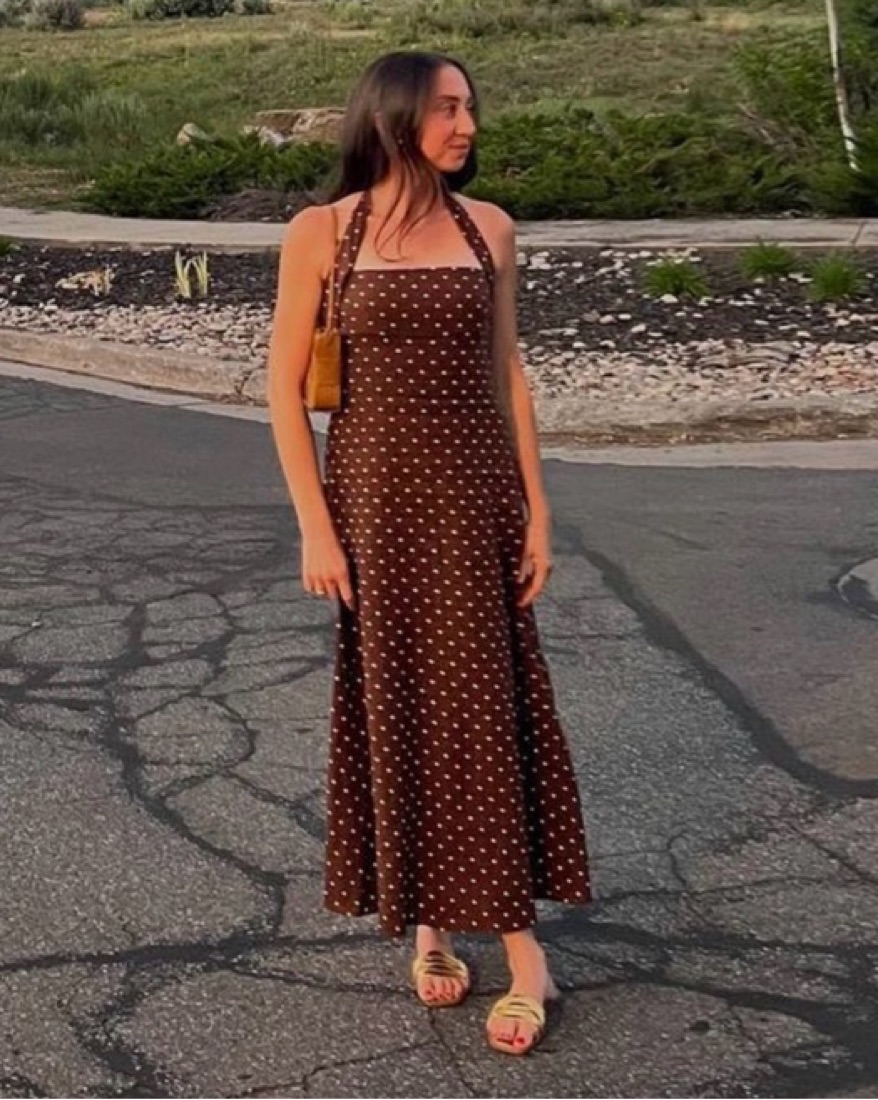 Zara Polka Dot Halter Dress by Zara - Pickle