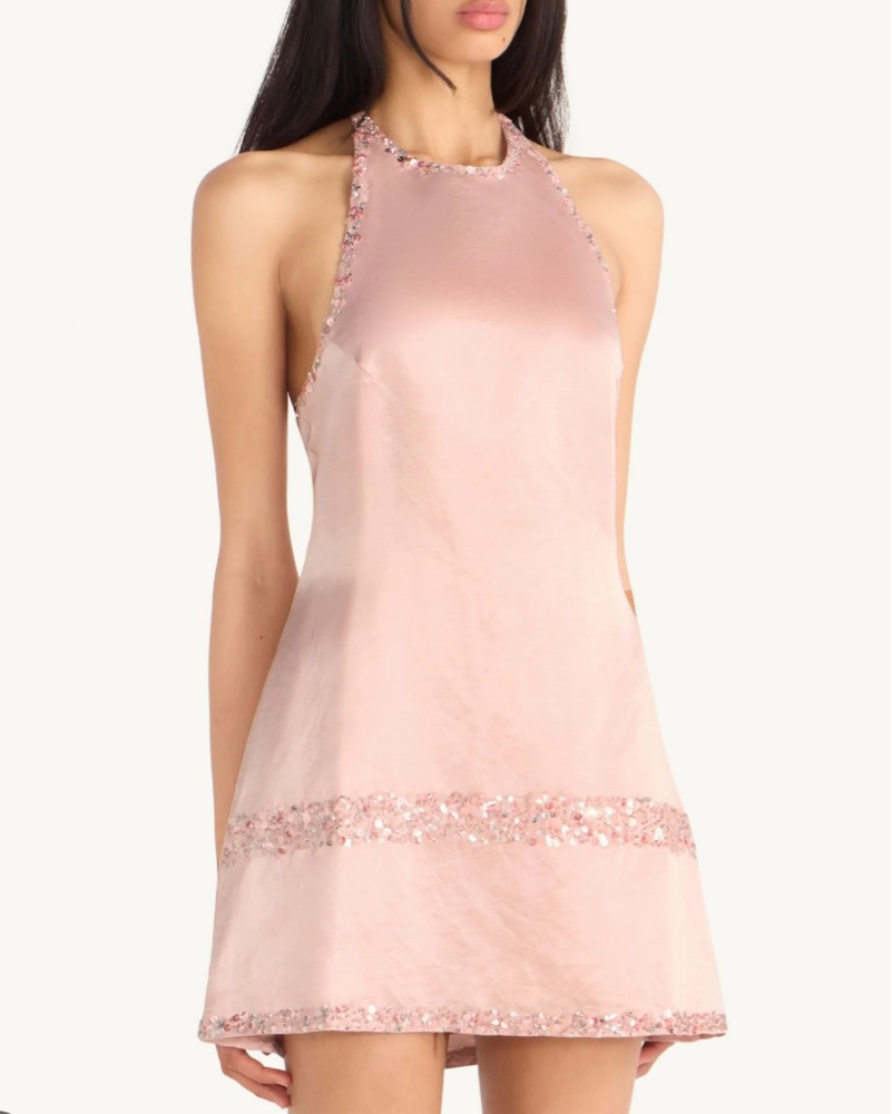 strapless open back dress FILA WOMENS ESSENTIALS LASERCUT DRESS