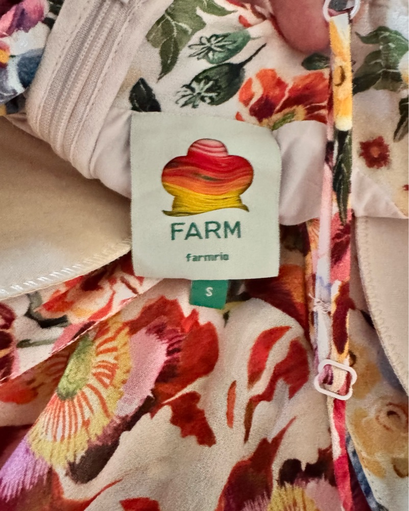 farm rio pink garden terrace maxi dress FARM Rio Pink Garden Delight Short Sleeve Maxi Dress