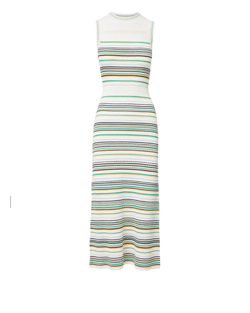 long green sleeveless dress Adrianna Papell Sleeveless Foil Cowl Gown