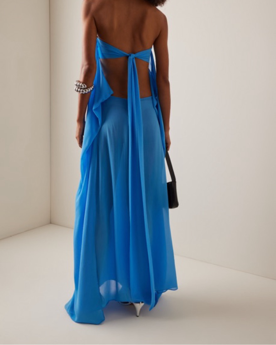 christopher esber blue dress Silk Bustier by Christopher Esber form lines 👗Our Christopher Esber Orion in