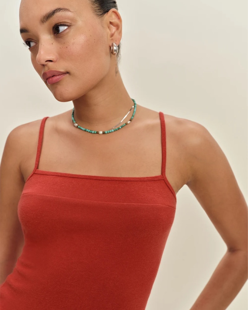 Reformation Chloe Knit Shrug Set by Reformation - Pickle
